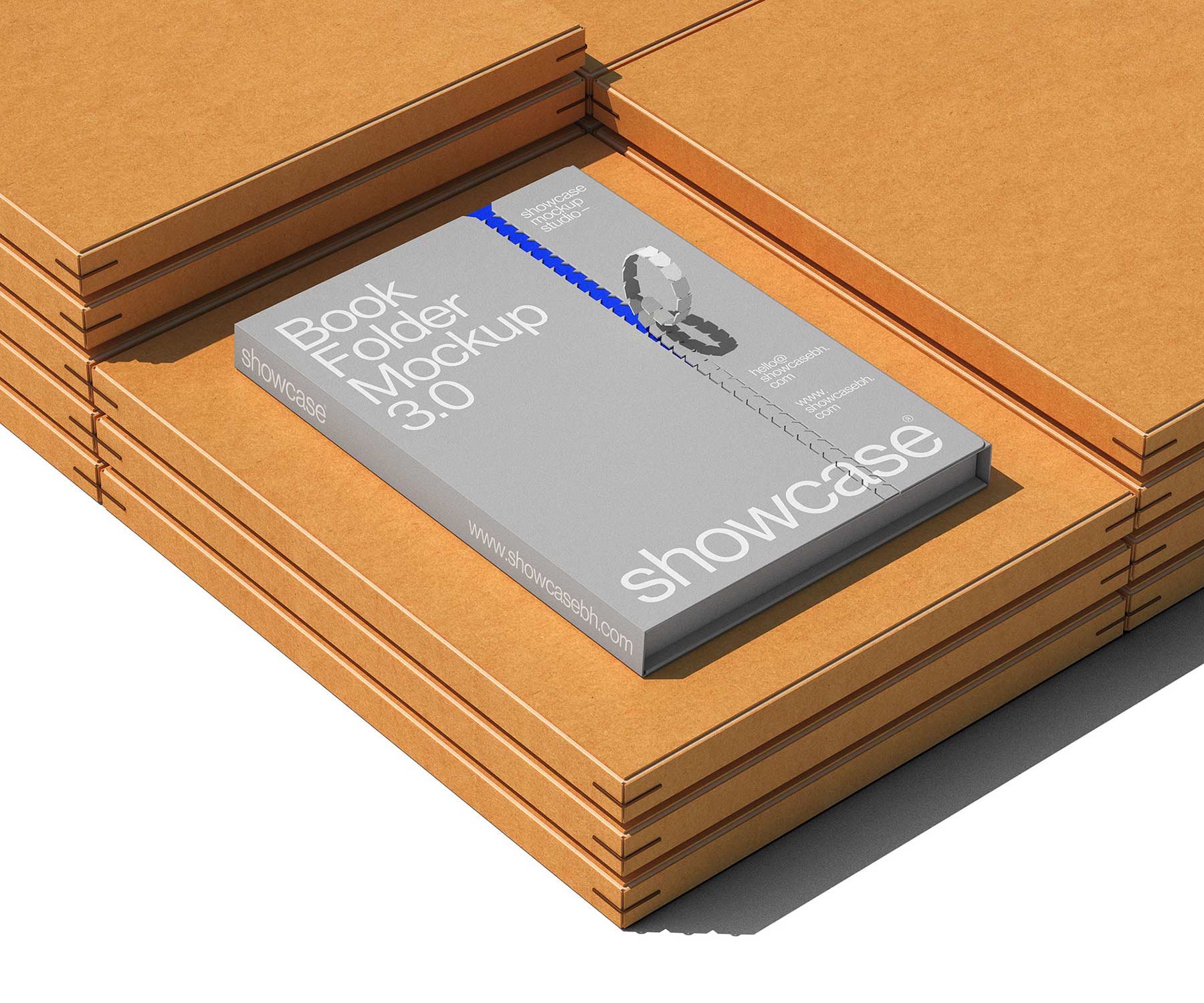 BF3_Book Folder Mockup Bundle - Image 7