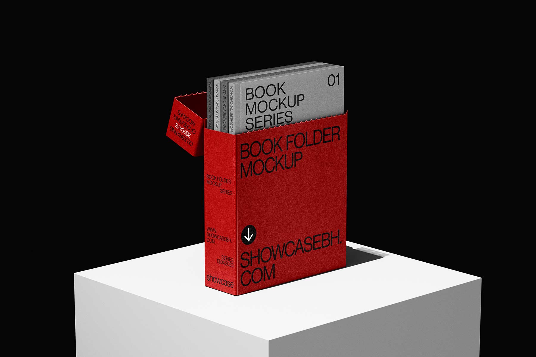 365G_Book Folder Mockup Bundle - Image 4