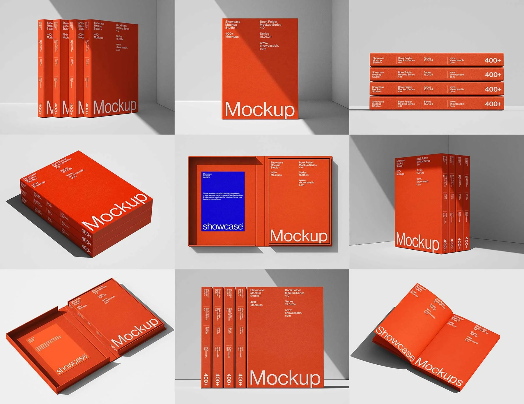 BF4_Book Folder Mockup Bundle - Image 2