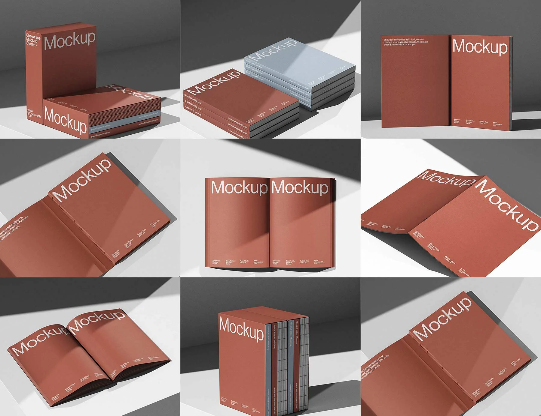 BF6_Book Folder Mockup Bundle - Image 2