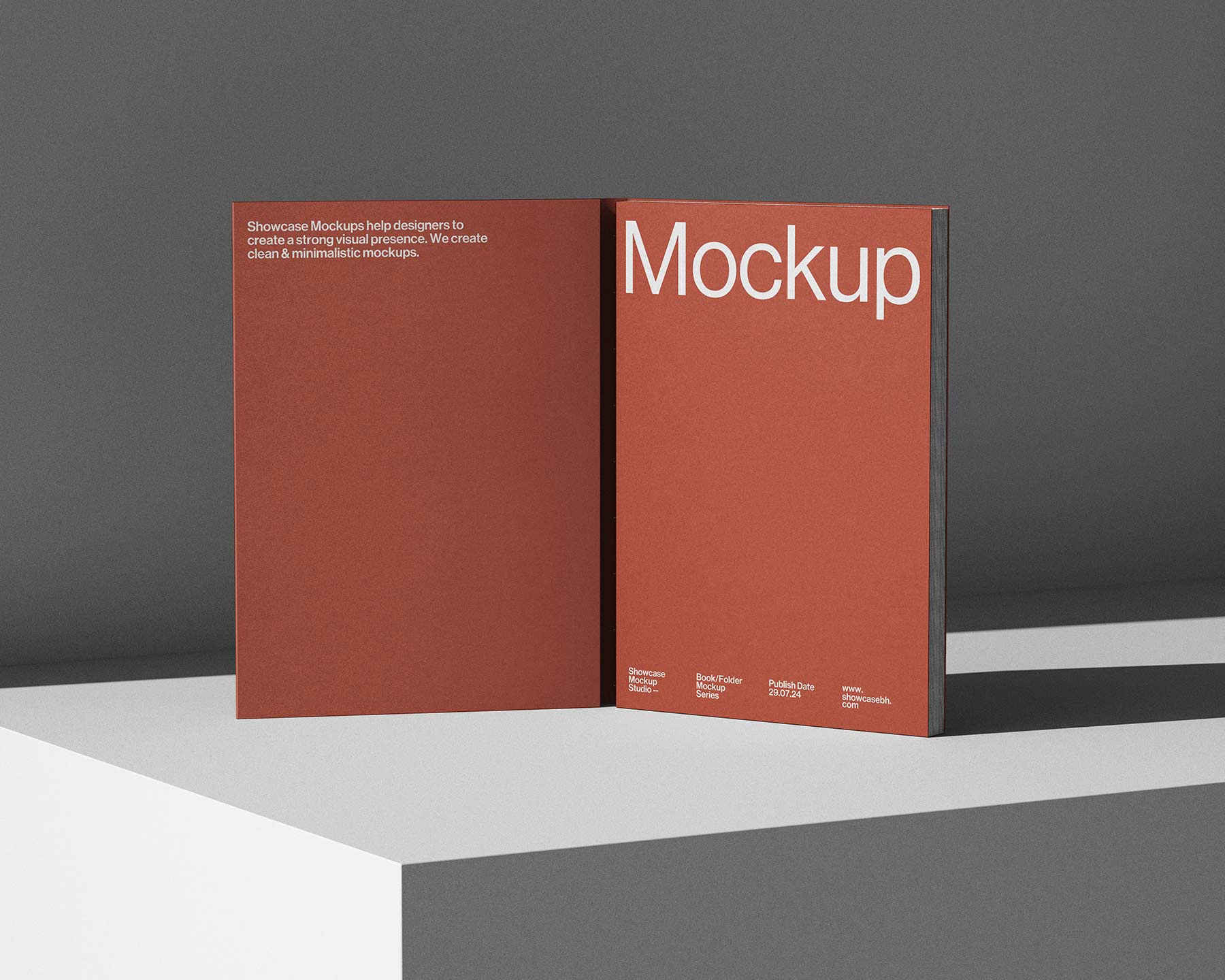 BF6_Book Folder Mockup Bundle - Image 4