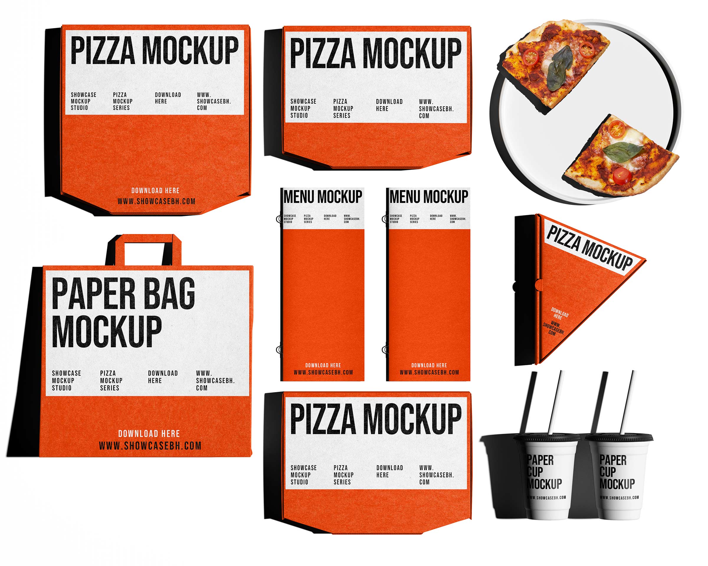 PB_Pizza Packaging Mockup Bundle - Image 12