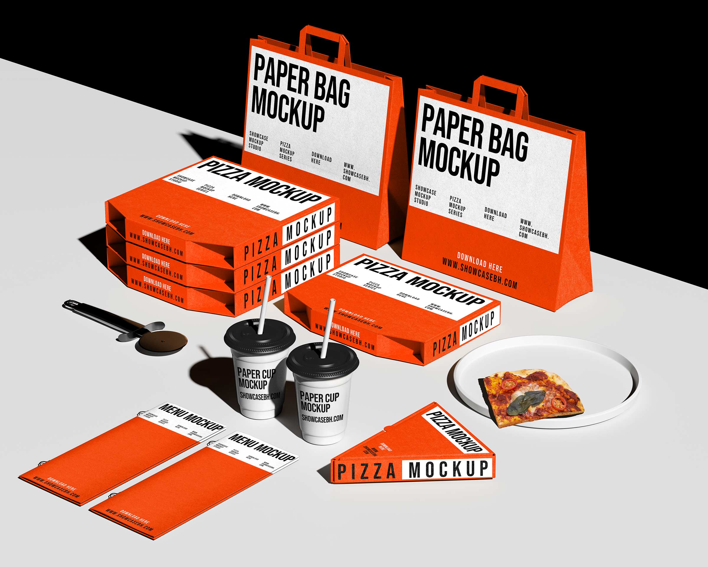 PB_Pizza Packaging Mockup Bundle - Image 13